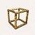 Escultura cubo em metal P - Imagem 2