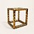 Escultura cubo em metal P - Imagem 3