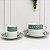 Aparelho jantar 42 peças Grecco Porcelana verde - Imagem 6