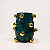 Vaso Nina Bolotas Ouro Inteiro Esmeralda Marô - Imagem 2