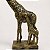 Escultura decorativa polirresina girafa - Imagem 2