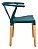 Cadeira Wishbone VERDE - Imagem 2