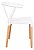 Cadeira Wishbone BRANCA - Imagem 2