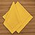 Guardanapo linho ponto Ajour amarelo ouro 44x44 cm - Imagem 1