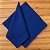 Guardanapo linho ponto Ajour azul royal 44x44 cm - Imagem 1