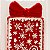 BANDEJA BASE FLOCO DE NEVE VERMELHO - Imagem 3