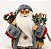 PAPAI NOEL NATAL EM PÉ VERMELHO CINZA - Imagem 4