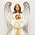 ANJO NATAL RESINA C/LUZ BR/DOURADO - Imagem 6