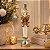QUEBRA NOZES RESINA NATAL DOURADO E AZUL - Imagem 1