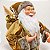 PAPAI NOEL EM PÉ DOURADO - Imagem 3