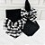 Kit mesa posta Laço xadrez preto - Imagem 3