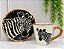 XÍCARA CHÁ ANIMAIS PRETO ZEBRA - Imagem 1