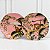 CJ 2 PRATOS DE SOBREMESA PLAYFUL MONKEYS ROSA - Imagem 1