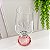TAÇA DIAMOND 3 DIAMANTES CRISTAL AZUL/ROSA - Imagem 2