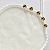 Bandeja Porcelana Esferas Douradas - Imagem 2