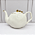 Bule porcelana esferas douradas - 900ml - Imagem 1
