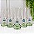 KIT 6 TAÇAS 3 DIAMANTES CRISTAL - AZUL/VERDE - Imagem 1