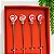 KIT MISTURADOR BEBIDA VERMELHO/BRANCO - Imagem 2