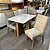 CONJUNTO DE MESA 1.20 C/04 CADEIRAS DORA-(25MM) - BG02 CIN/OFF - Imagem 2