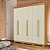 ROUPEIRO CASAL 6 PORTAS PAOLLA  - CINAMOMO/OFF WHITE - Imagem 1