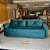SOFA CAMA LIVE - VELUDO VERDE ESCURO - Imagem 1