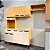 COZINHA MODULADA PREMIUM DORA - RIPADA / OFF WHITE - Imagem 3
