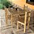 CONJUNTO MESA COM 4 CADEIRAS ACAB. MEL - Imagem 2