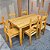 CONJUNTO MESA COM 6 CADEIRAS ACAB.MEL - Imagem 1