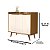 BUFFET SideBoard JB LUXO - NATURE/OFF WHITE - Imagem 4