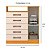 COMODA MADRI PLUS 05 GAV. E SAP - CINAMOMO/OFF WHITE - Imagem 2