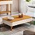 MESA DE CENTRO LIZ - OFF WHITE/CINAMOMO - Imagem 1