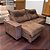 SOFA DORIAN VELUDO DELUXE MARROM - Imagem 1