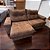 SOFA DORIAN VELUDO DELUXE MARROM - Imagem 2