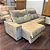 SOFA DORIAN VELUDO DELUXE BEGE - Imagem 1