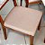MESA PAPAIA 1,30 C/ VIDRO - MADEIRA/OFF WHITE + (02) JOGO 02 CADEIRAS ENCANTO ORNAE II - MADEIRA/LINHO BEGE - Imagem 5