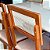 MESA PAPAIA 1,30 C/ VIDRO - MADEIRA/OFF WHITE + (02) JOGO 02 CADEIRAS ENCANTO ORNAE II - MADEIRA/LINHO BEGE - Imagem 4