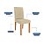 SALA DE JANTAR LARISSA 1,60 C/ VIDRO C/ 6 CAD MAIA - CINAMOMO/OFFWHITE/GENGIBRE - Imagem 7