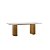MESA DARA COM 6 CADEIRAS - SUEDY CREME - Imagem 4