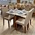 SALA DE JANTAR LARISSA - CINAMOMO / OFFWHITE / GENGIBRE - Imagem 2