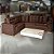 SOFA DE CANTO IDEALE - LINHO CHOCOLATE L13 - Imagem 1