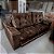 SOFA VITTO 2,3M VELUDO DELUXE MARROM - Imagem 3