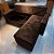 SOFA MILANO VELUDO MARROM - Imagem 3