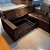 SOFA MILANO VELUDO MARROM - Imagem 4