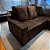 SOFA MILANO VELUDO MARROM - Imagem 2
