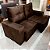SOFA MONTANA NEW - VELUDO CHOCOLATE V07 - Imagem 2