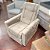 POLTRONA ESSENCE VELUDO DELUXE BEGE - Imagem 1