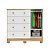 COMODA JUNIOR 2026 1 PT - BRANCO BRILHO/AMENDOA - Imagem 2