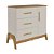 COMODA GUTI RETRO 1 PT LISA 4223 - OFF WHITE/AMENDOA - Imagem 2