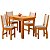SALA JANTAR BELLAGIO 4L CAD MILANO - FREIJO / OFF WHITE - Imagem 2