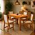 SALA JANTAR BELLAGIO 4L CAD MILANO - FREIJO / OFF WHITE - Imagem 1
